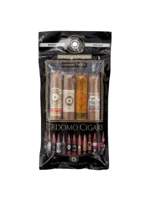 Сигары PERDOMO Humidified Bags Assorted Epicure Connecticut/4