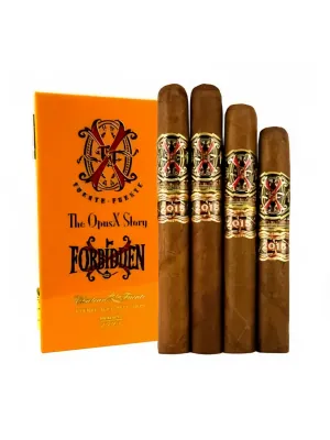 Сигары Arturo Fuente FFOX Fuente Fuente Opus X Story 4 Set Cigars Yellow